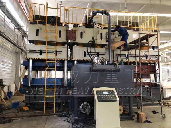 2800噸波形鋼腹板成型油壓機