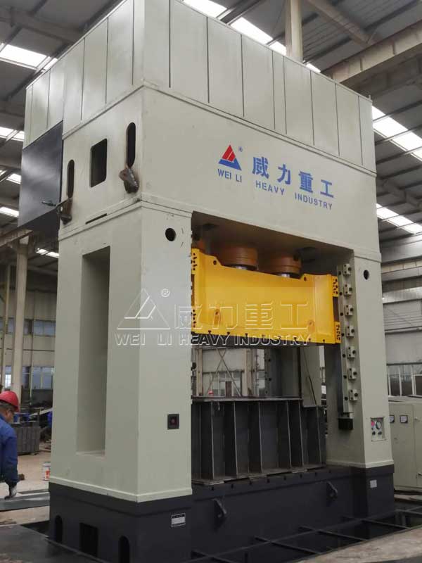 1250噸新能源電池殼模壓成型框架式油壓機