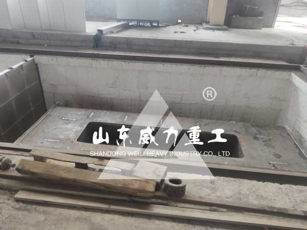 1600噸油壓機回火爐回火現(xiàn)場圖